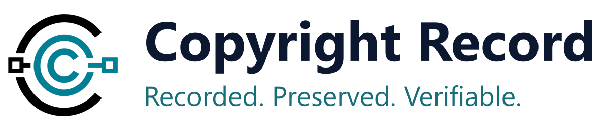 Copyright Record — Recorded. Preserved. Verifiable.
